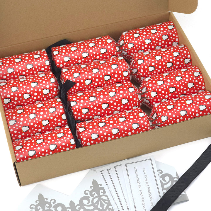 Snowtime Penguin | 4 or 6 Ready to Fill Christmas Crackers | Just Add Gifts