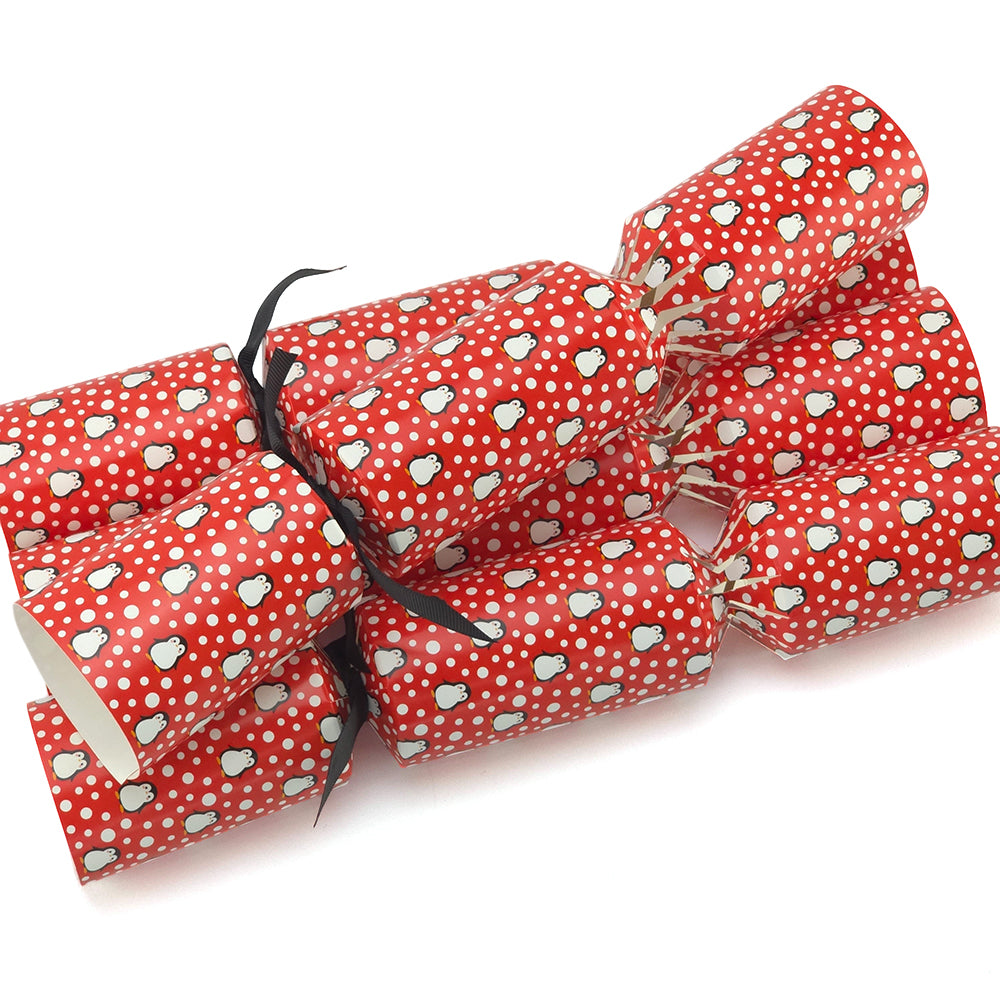 Snowtime Penguin | 4 or 6 Ready to Fill Christmas Crackers | Just Add Gifts