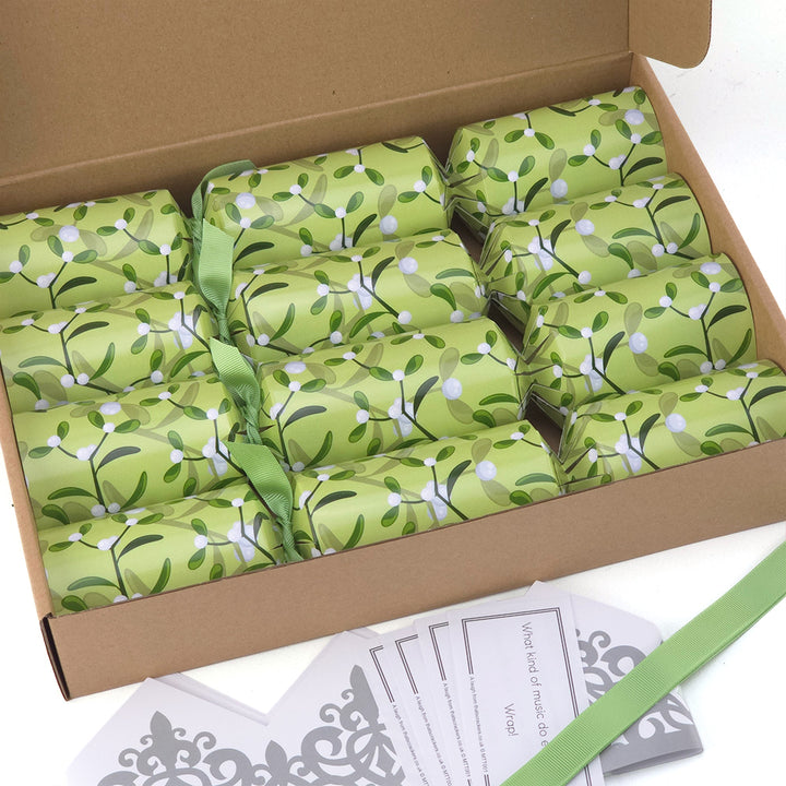 Simply Mistletoe | 4 or 6 Ready to Fill Christmas Crackers | Just Add Gifts