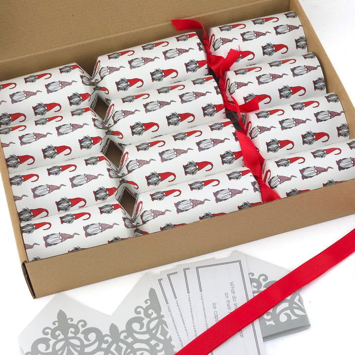 Nordic Gonk | 4 or 6 Ready to Fill Christmas Crackers | Just Add Gifts
