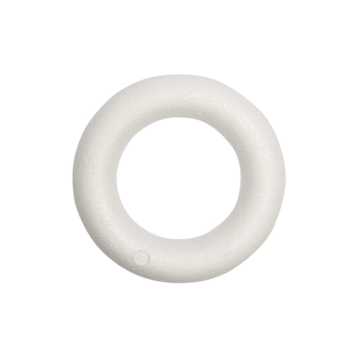 15cm to 30cm | Flat Backed Polystyrene Wreath Base | Half Hoop or Ring
