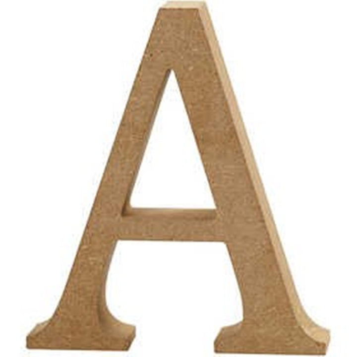 Large 13cm Wooden MDF Capital Letters, Numbers & Symbols for Crafts