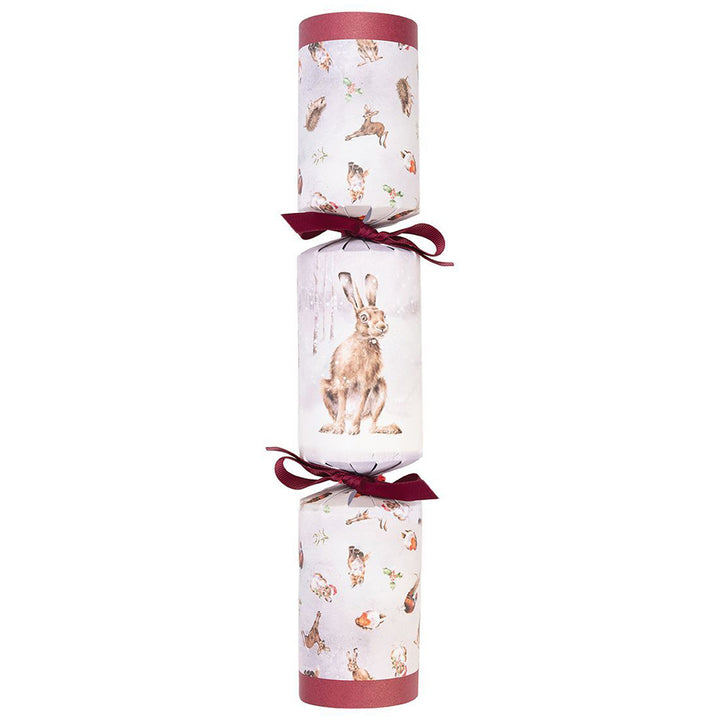 Woodland Friends | 6 Wrendale Designs Crackers | Wooden Ornament Gifts