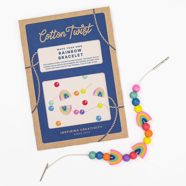 Make Your Own Rainbow Bracelet | Complete Sustainable Craft Kit for Kids