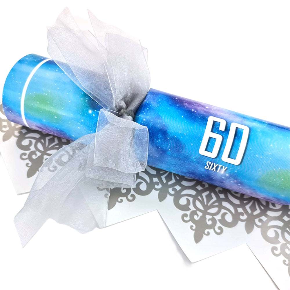 Galaxy - 60th Birthday | Bowtastic Large Cracker Kit | Makes 6 With Big Bows