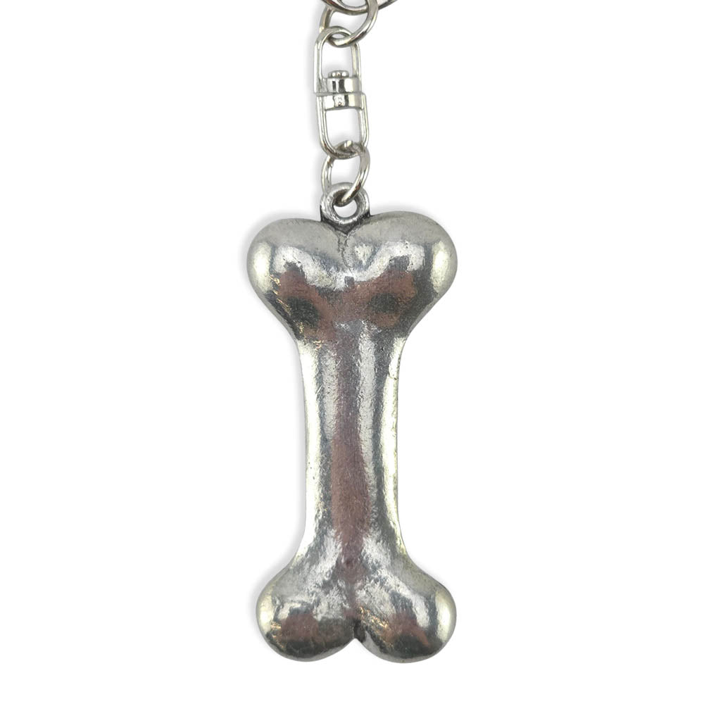 Dog's Bone | Chunky English Pewter 3D Keyring | Little Gift | Cracker Filler