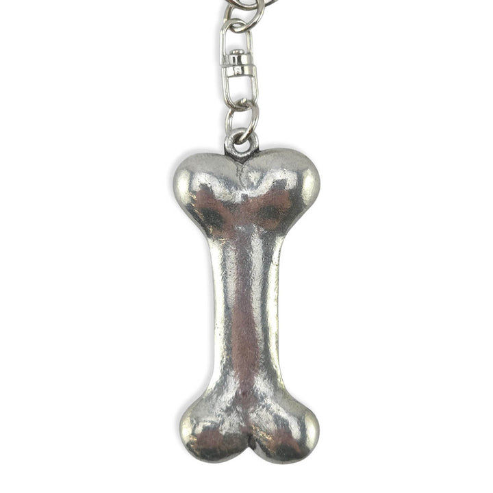 Dog's Bone | Chunky English Pewter 3D Keyring | Little Gift | Cracker Filler