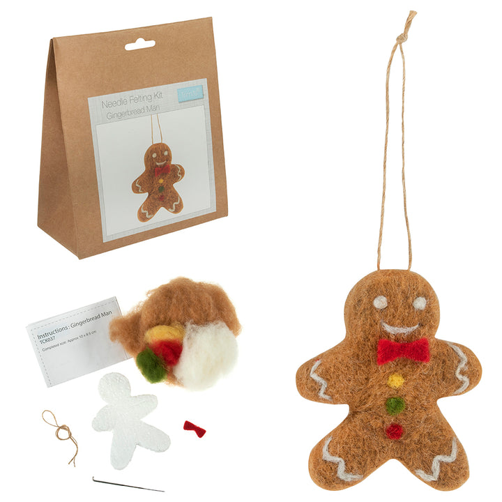 Gingerbread Man | Christmas Needle Felting Craft Kit
