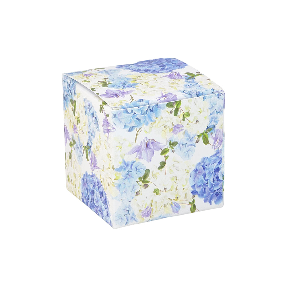Blue Wedding Hydrangea | Mini Gift Box | 5cm Cube | 6 Boxes