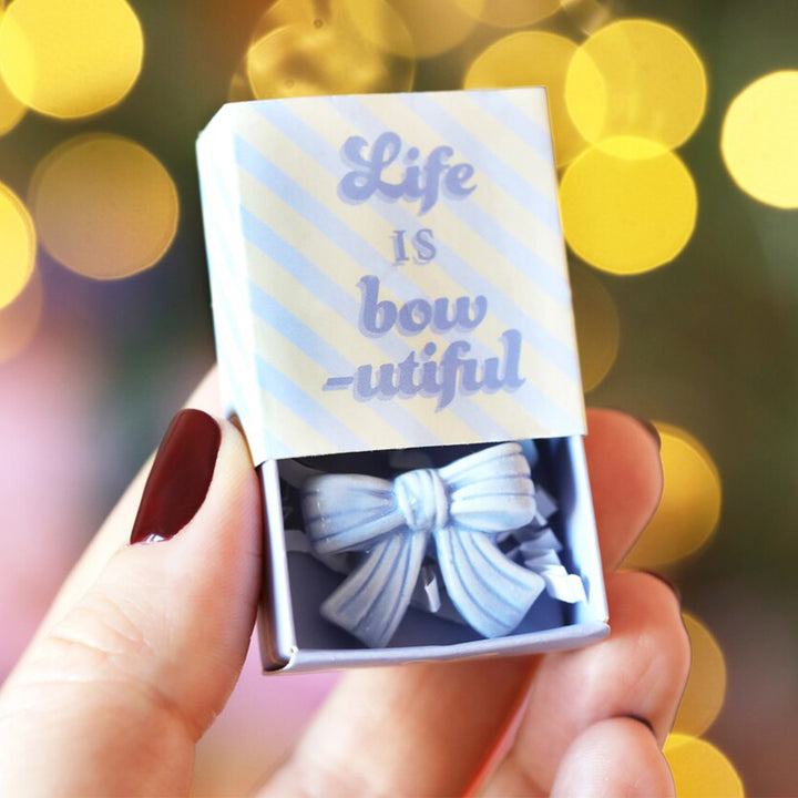 Life is Bow-utiful | Mini Matchbox Token | Cracker Filler Gift