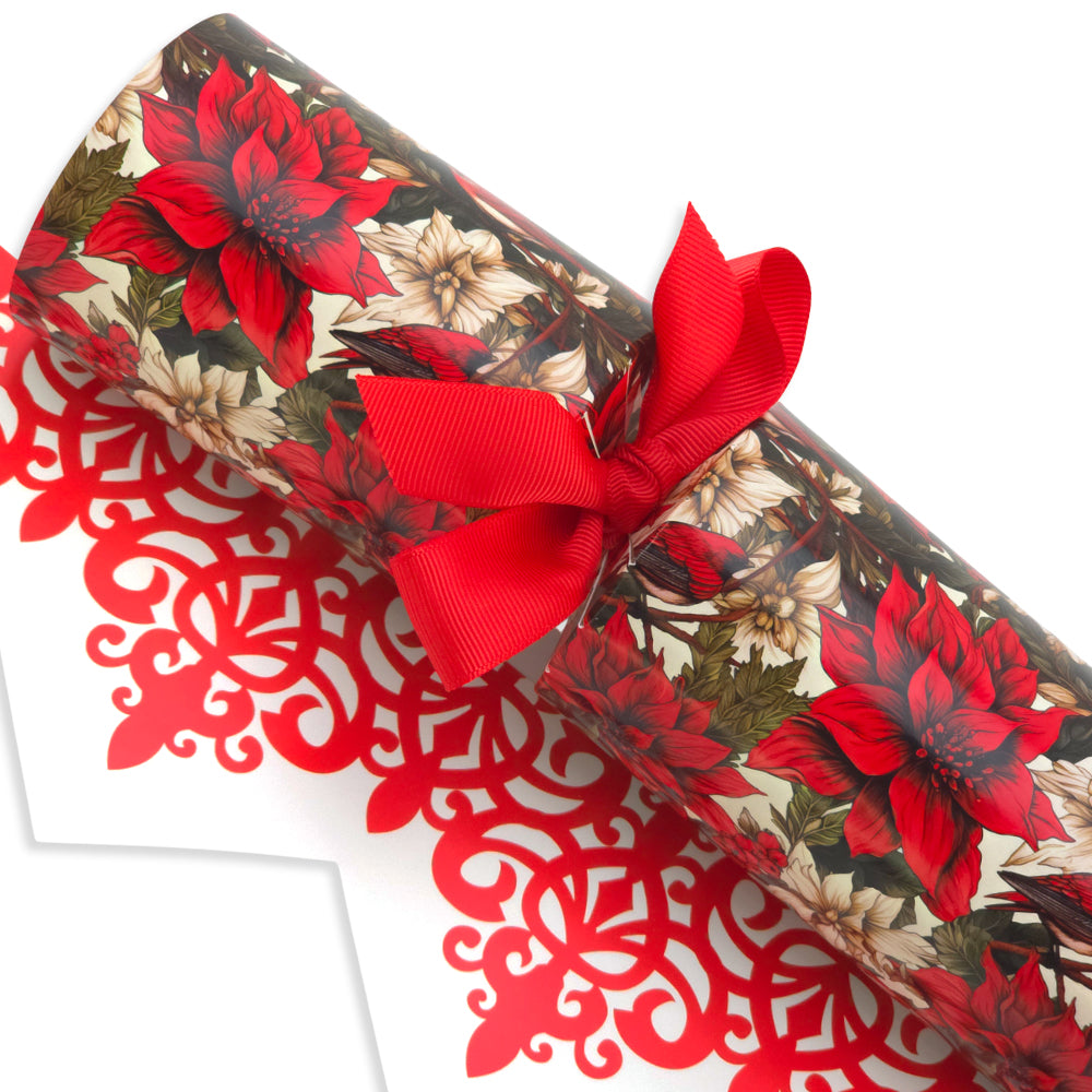 Christmas Poinsettia | William Morris | Cracker Making Craft Kit | Craft Kit