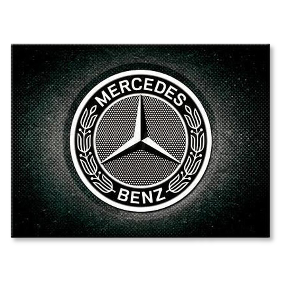 Mercedes Benz Logo | Retro Magnet | 8x6cm | Mini Gift | Cracker Filler