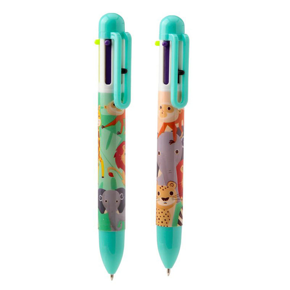 Wild Animals | Multi Colour Pen for Kids | Party Bag Gift | Cracker Filler