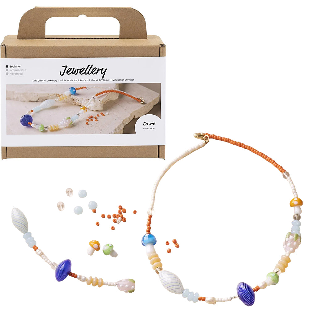 Bright Chunky Bead Necklace | Jewellery Making Craft Kit