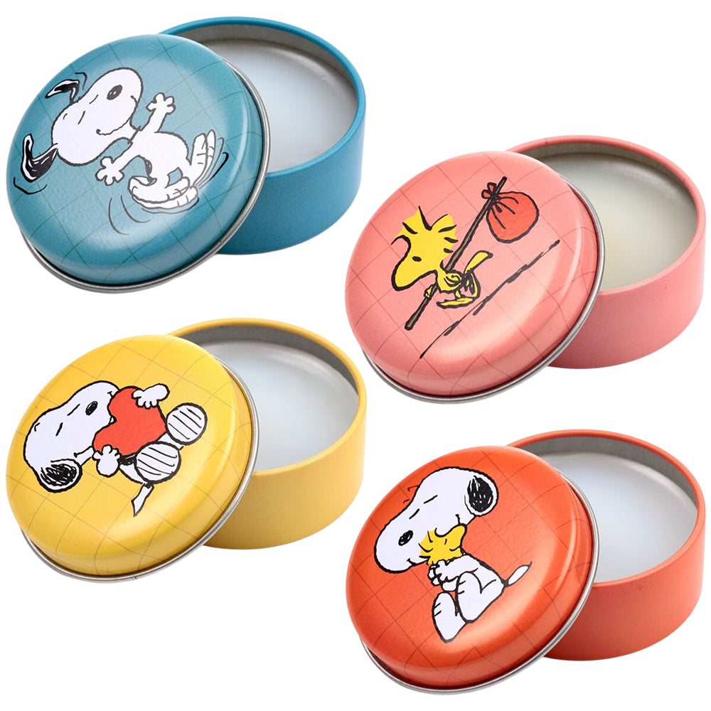 Peanuts Snoopy &amp; Woodstock Lip Balm Tin | Single | Little Gift | Cracker Filler