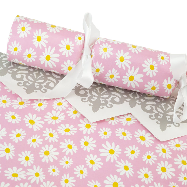 Pink Daisy Flower | Cracker Making Craft Kit | Make &amp; Fill Your Own