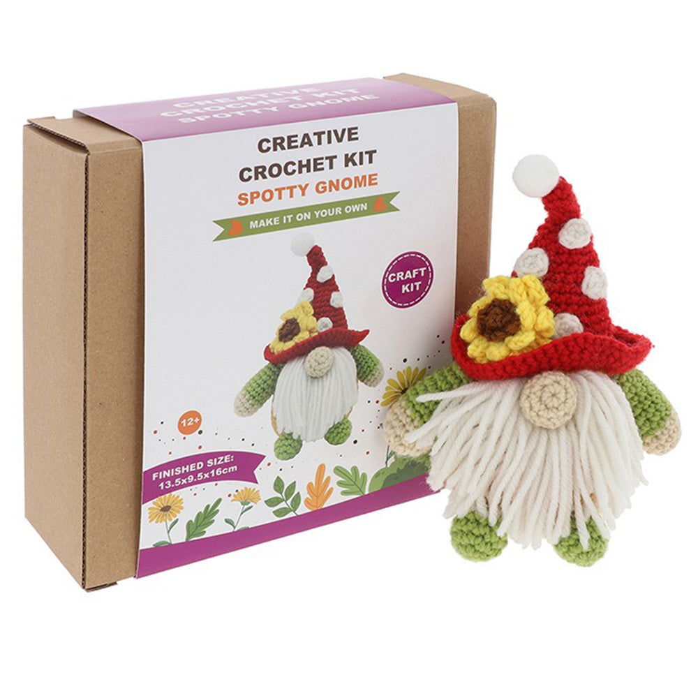 Spotty Gonk | Complete Crochet Craft Kit | Older Kids & Beginners