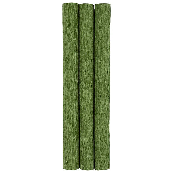 3 Single Colour Crepe Paper Rolls | Flower Making Crafts |  25cm x 60cm