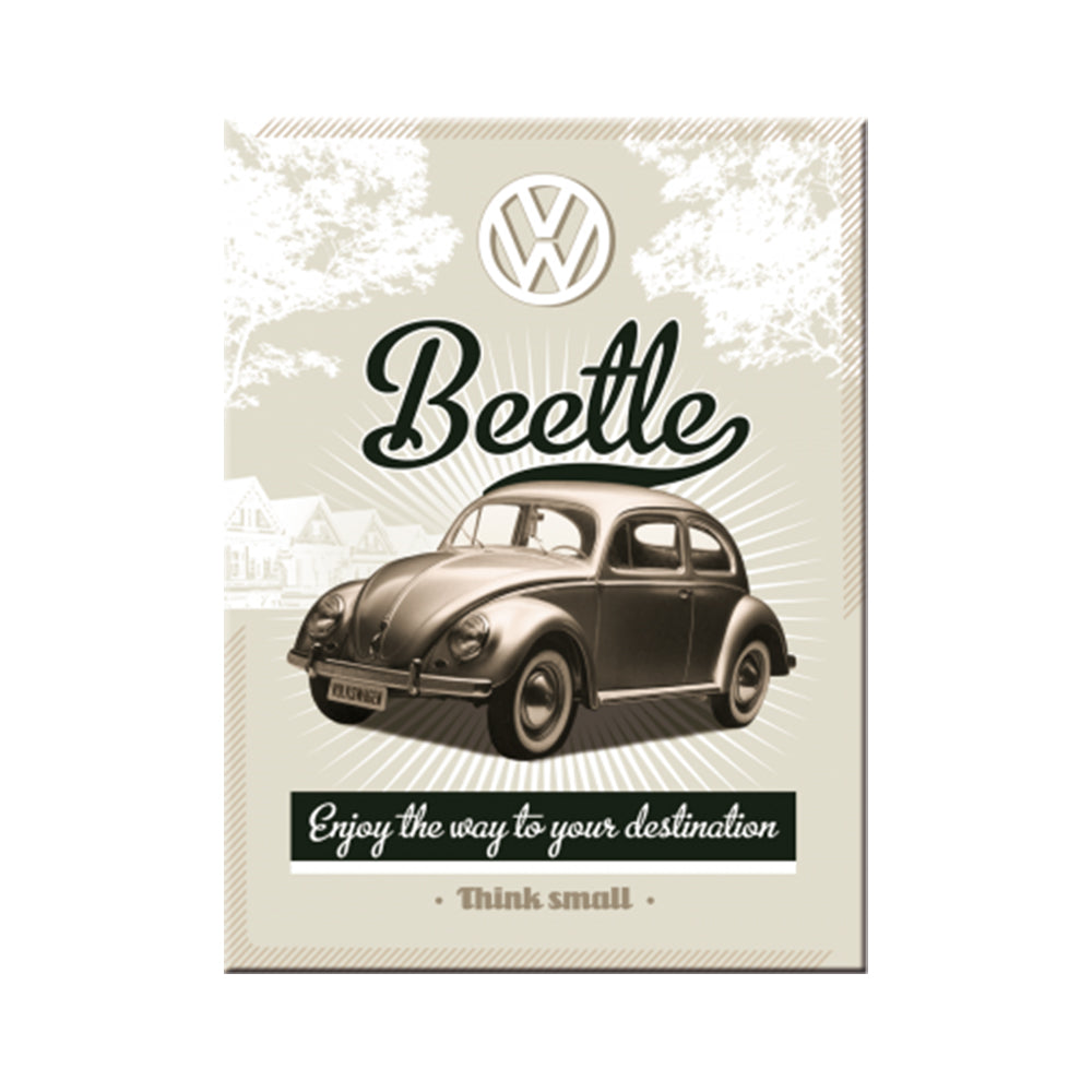 VW Beetle | Tin Magnet | Mini Gift | Cracker Filler