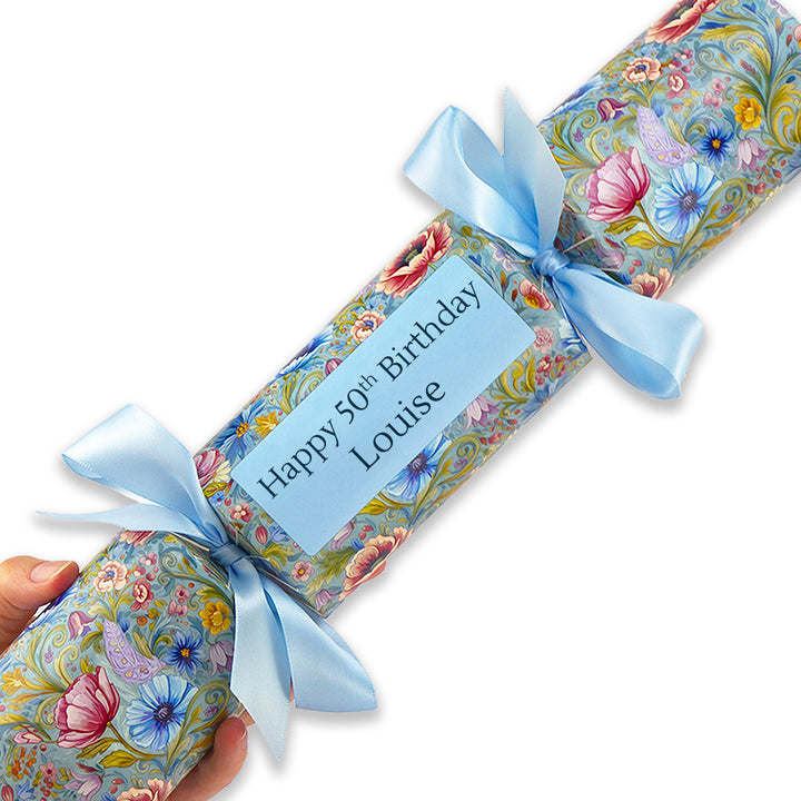 Personalised Milestone Birthday Art Nouveau | Cracker Making Kit | Add a Name