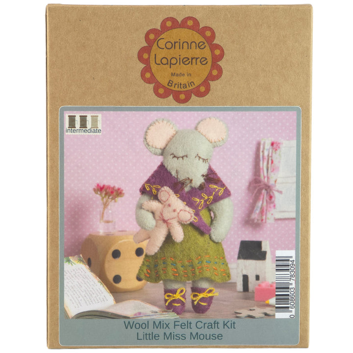 Little Miss Mouse | Mini Felt Sewing Kit | Corinne Lapierre
