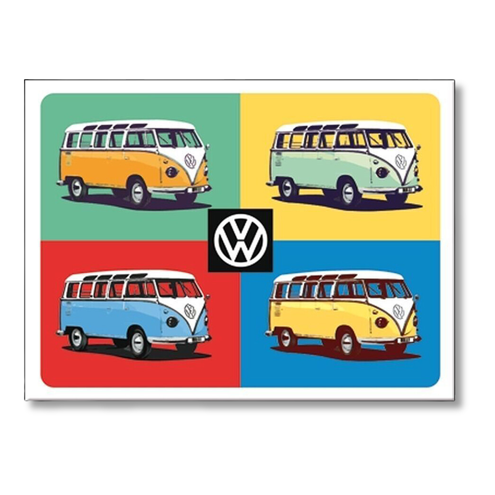 VW Bulli | Retro Magnet | 8x6cm | Mini Gift | Cracker Filler