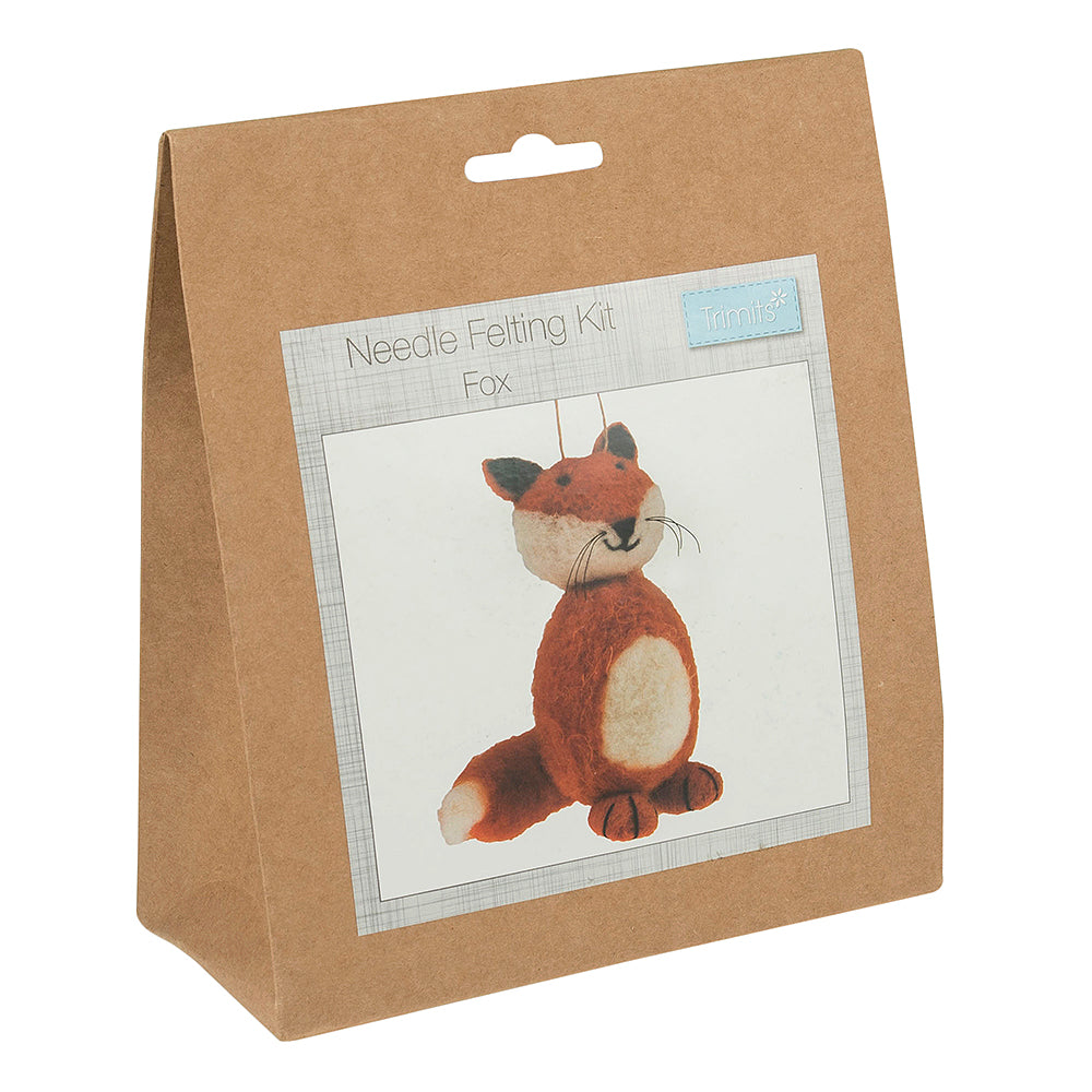 Make Your Own Needle Felting Adults Craft Kit - Fox