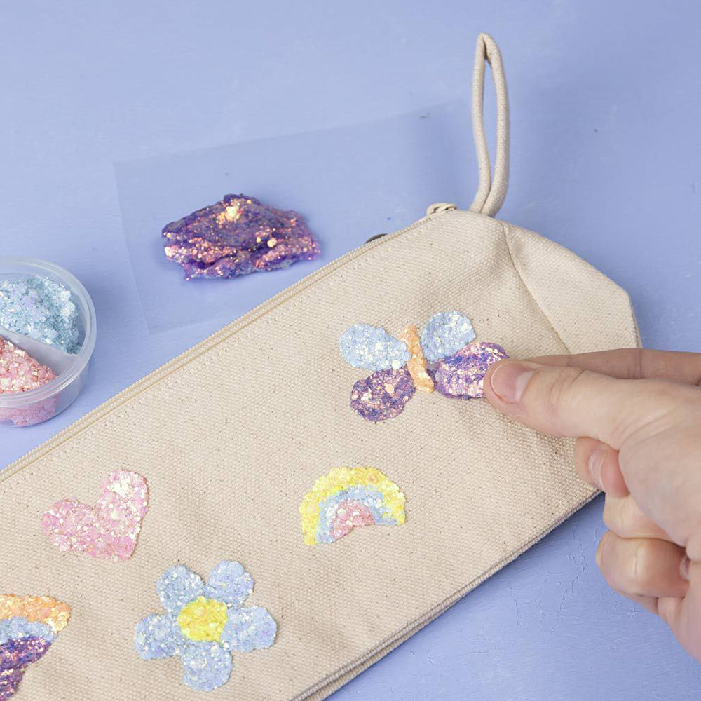 100% Cotton Pencil Case | Single | Textile &amp; Fabric Painting | 22x8cm