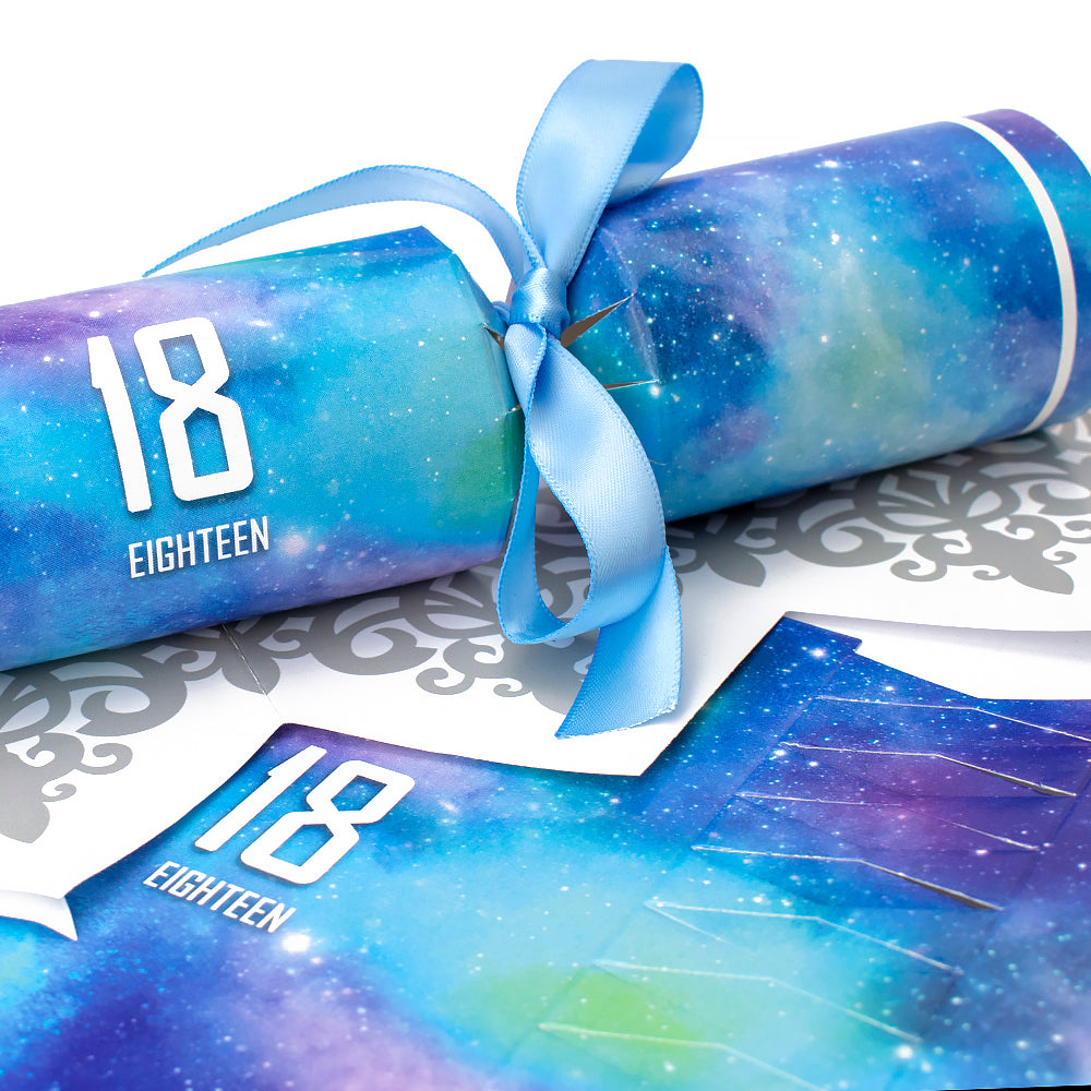6 Galaxy - 18th Birthday Cracker Making Craft Kit - Make & Fill Your Own
