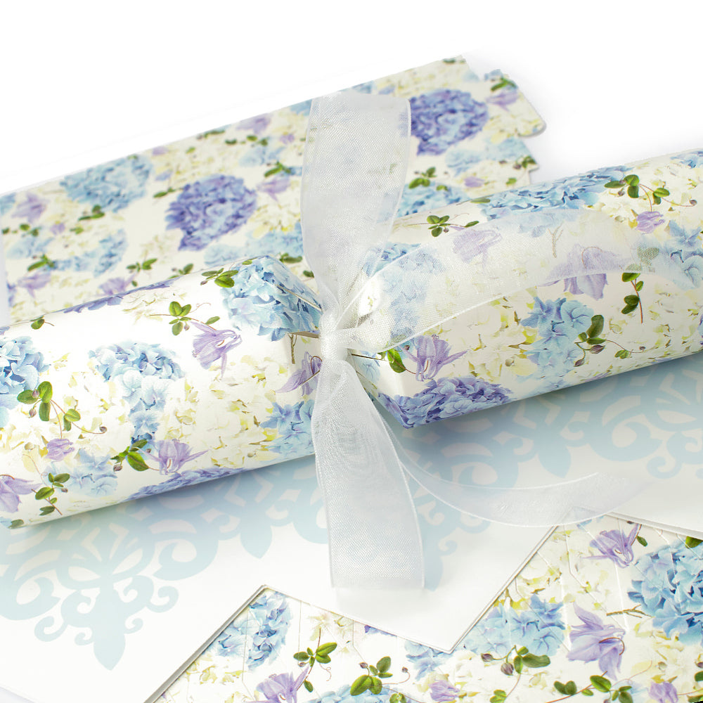 Blue Wedding Hydrangea Cracker Making Kits - Make & Fill Your Own