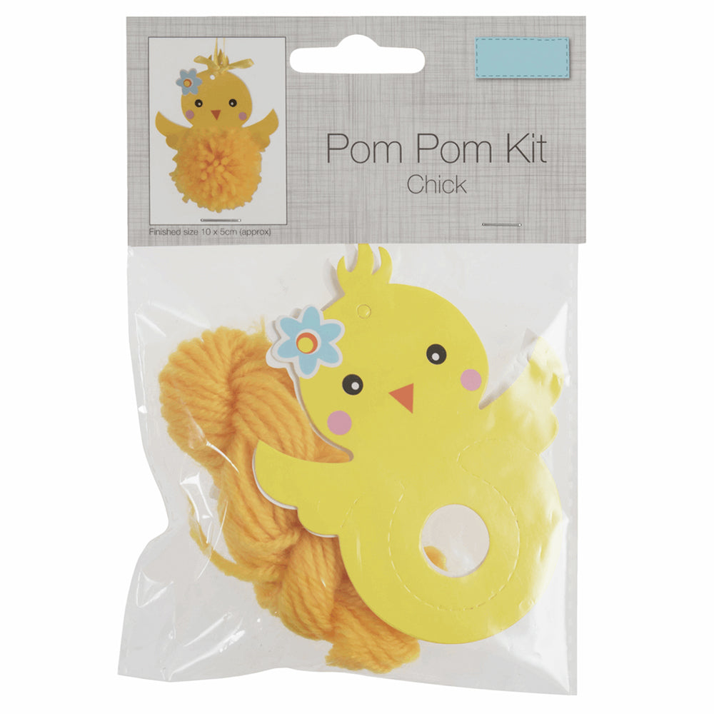 Chick Pom Pom Kit for Easter Crafts