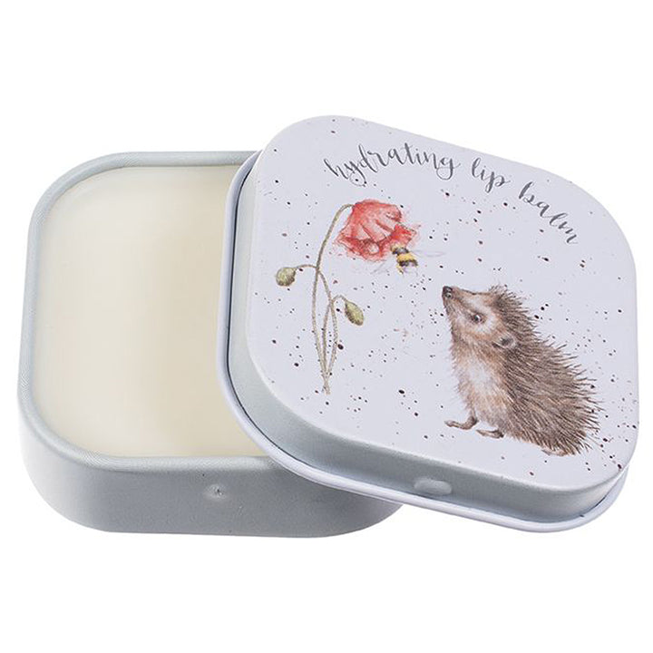 Wrendale Honey & Vanilla Lip Balm in a Tin | Hedgehog Design| Cracker Filler Gift
