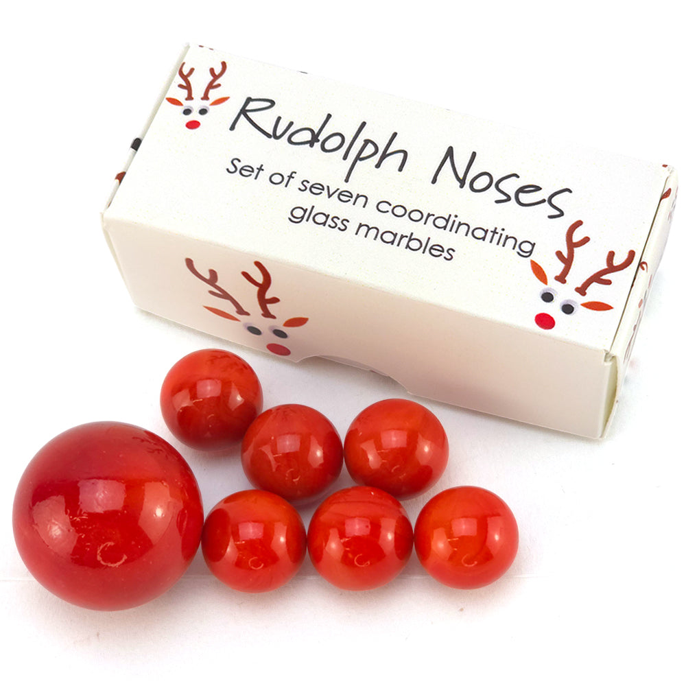 Rudolph Noses | Mini Box of Marbles for Kids | Cracker Filler | Little Gift