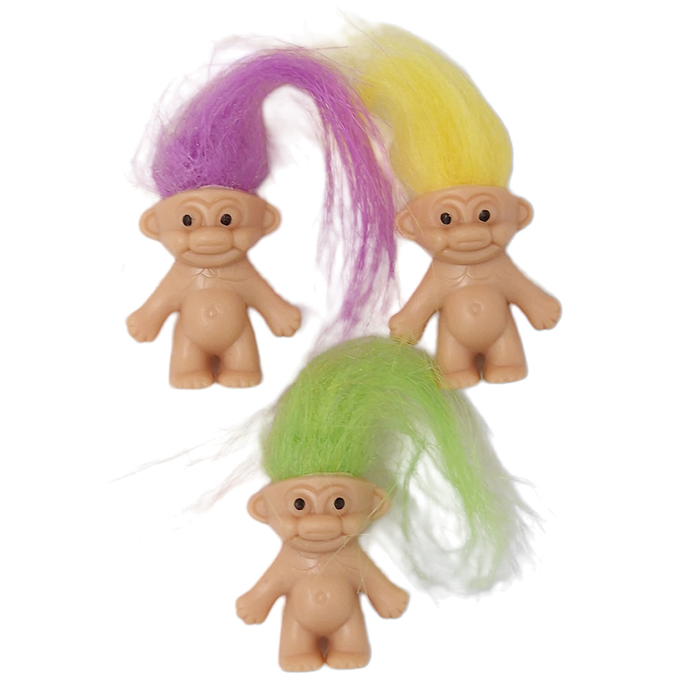 Mini Neon Haired Troll | Mini Gift | Cracker Filler