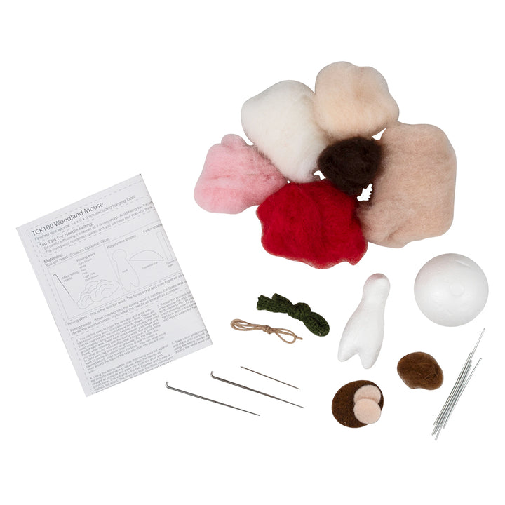 Christmas Mouse | Needle Felting Complete Craft Kit