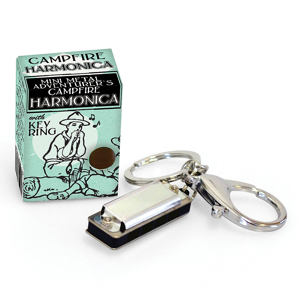 Mini Metal Harmonica Mouth Organ Keyring | Cracker Filler Gift