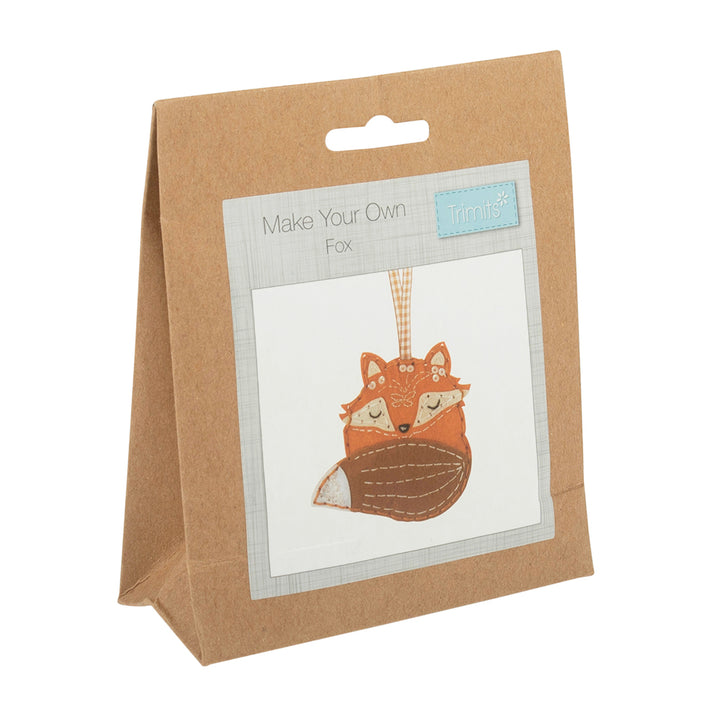 Make Your Own Fox Mini Sewing Craft Kit | Hanging Ornament