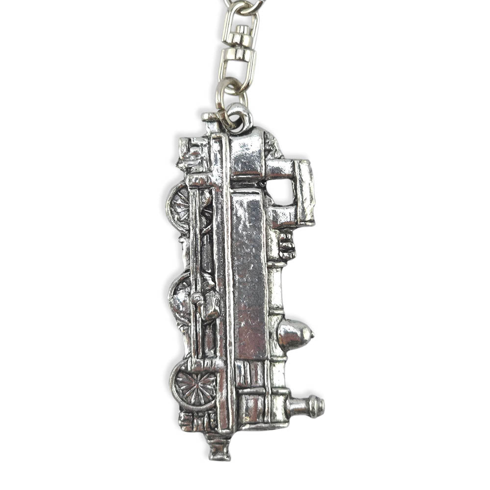 Steam Train | Chunky English Pewter 3D Keyring | Little Gift | Cracker Filler