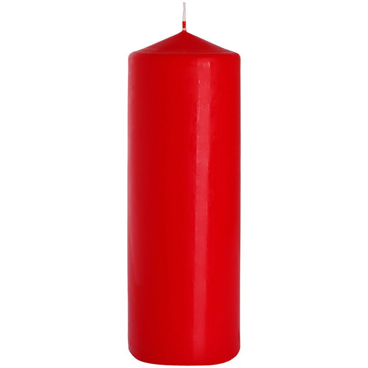 Red | Pillar Candles | Choose 60mm to 250mm Tall