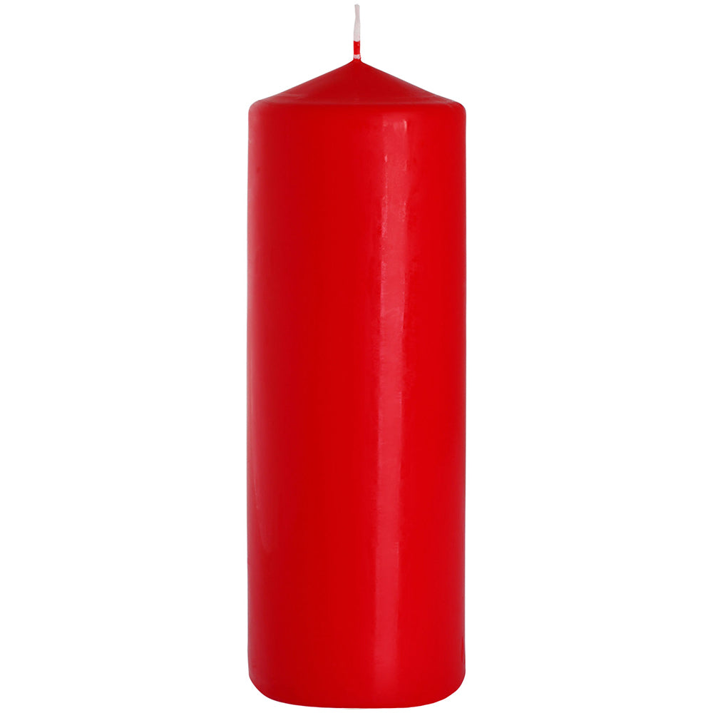 Red | Pillar Candles | Choose 60mm to 250mm Tall