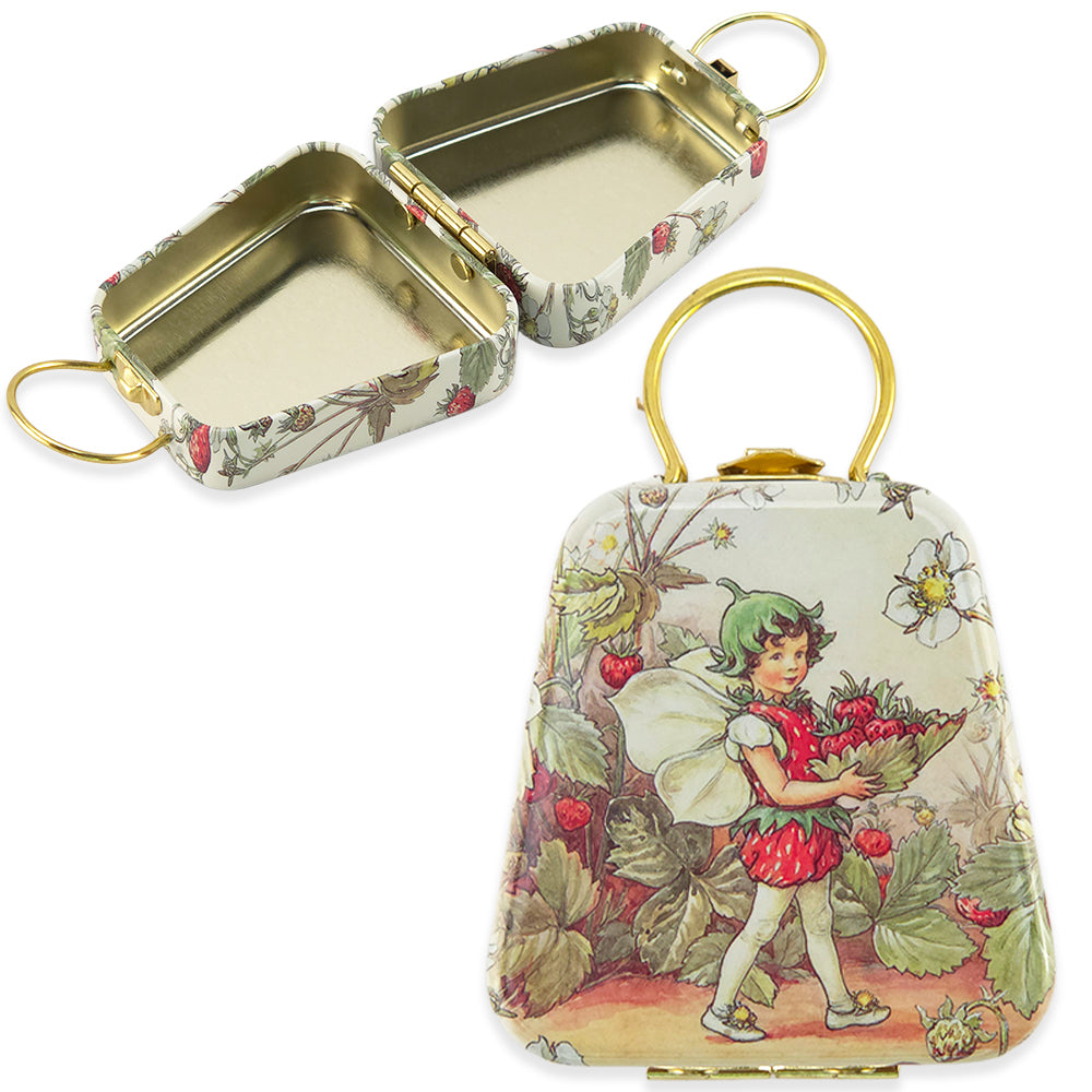 Flower Fairies | Mini Tin Handbag | 6.5cm Tall | Little Gift