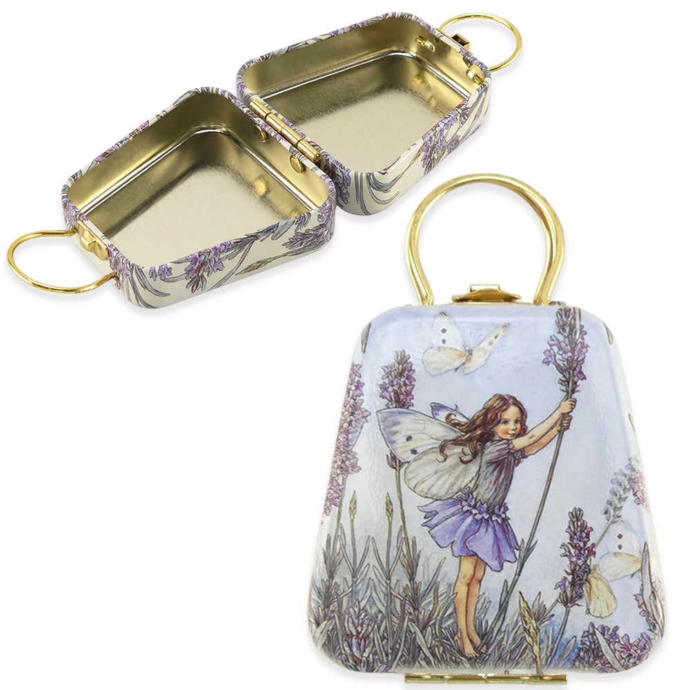 Flower Fairies | Mini Tin Handbag | 6.5cm Tall | Little Gift