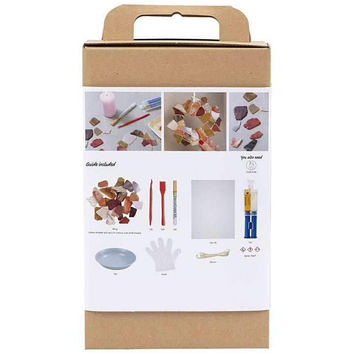 Kintsugi Complete Craft Kit | Makes a Pretty Mosaic Decoration | Adult Crafts