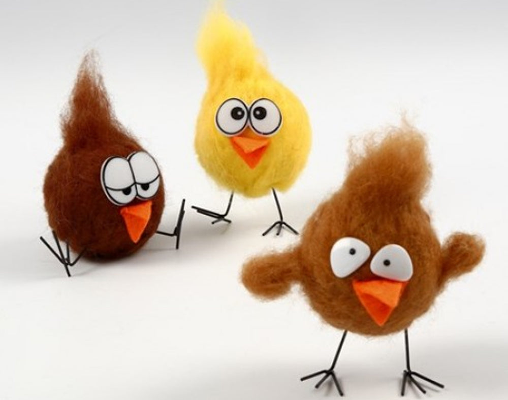 20 Metal Bird Feet | 10 Pairs | Modelling Crafts | Christmas Robins &amp; Easter Chicks