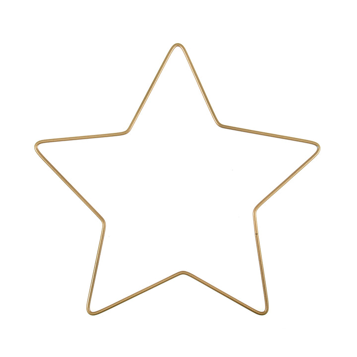 Metal Christmas Star | 20 or 25cm | Gold or Silver | Crafts &amp; Floristry Projects