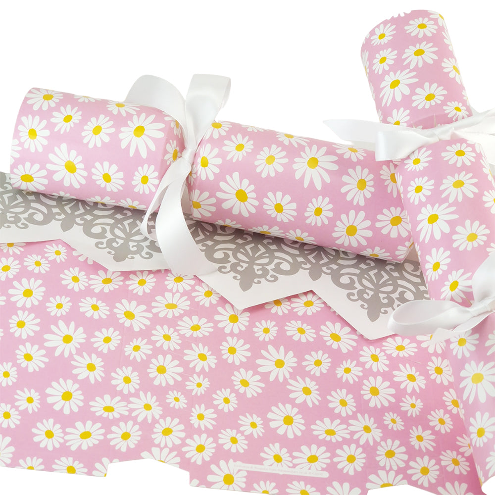 Pink Daisy Flower Cracker Making Kits - Make & Fill Your Own