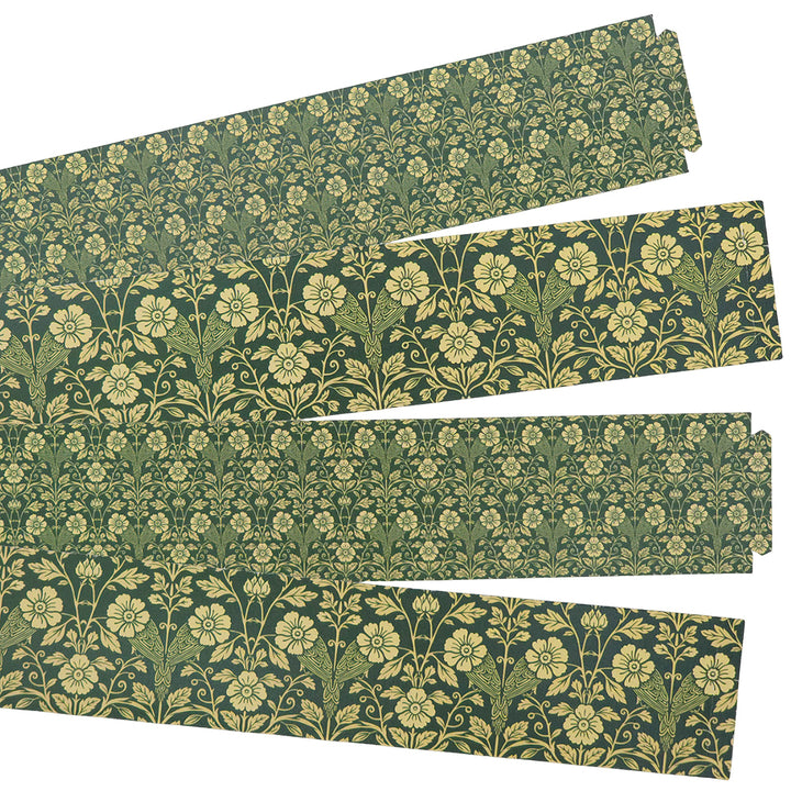 30 Reusable Christmas Paper Chains | Sage Florals | No Glue Needed | 2.5m