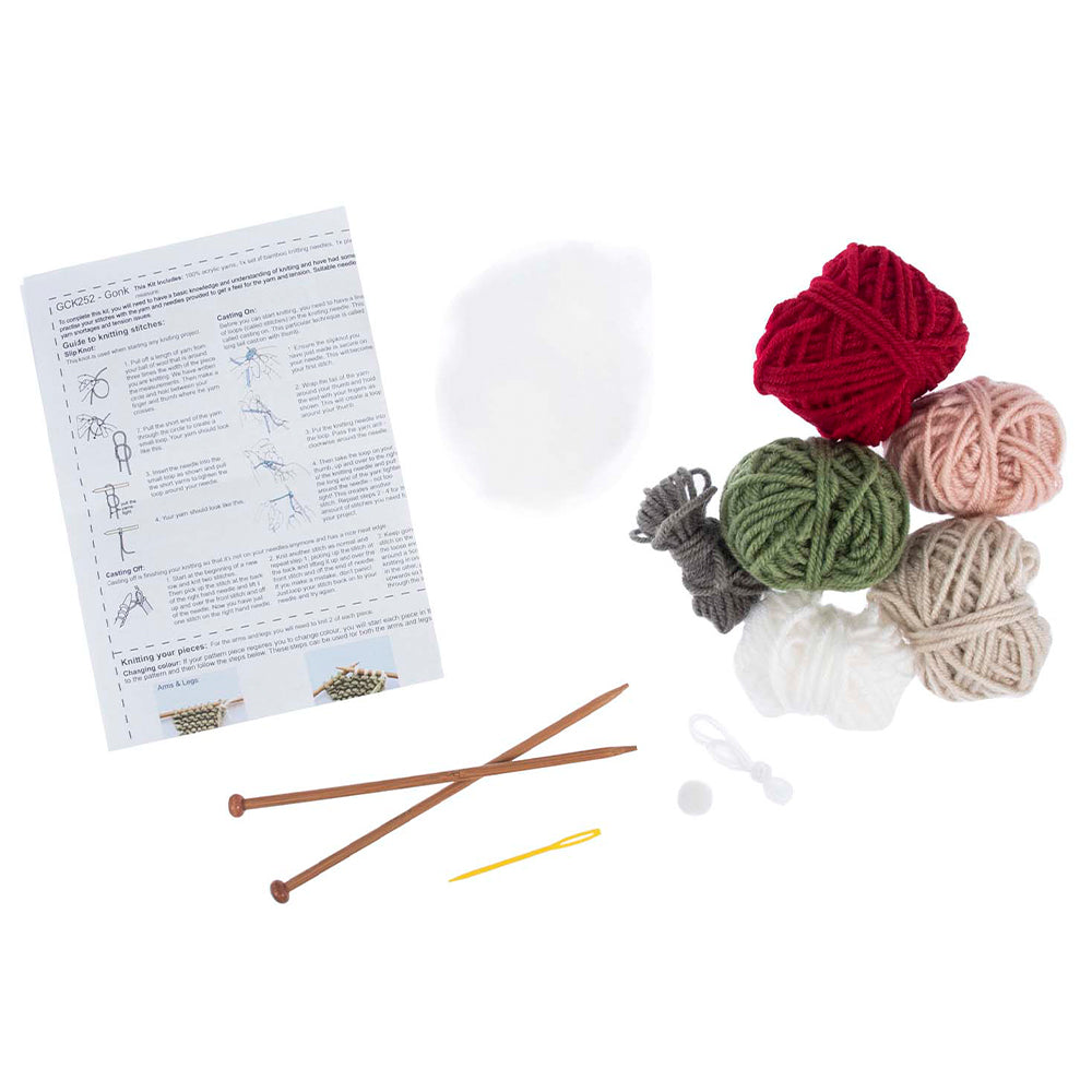 Christmas Gonk | Complete Basic Knitting Kit