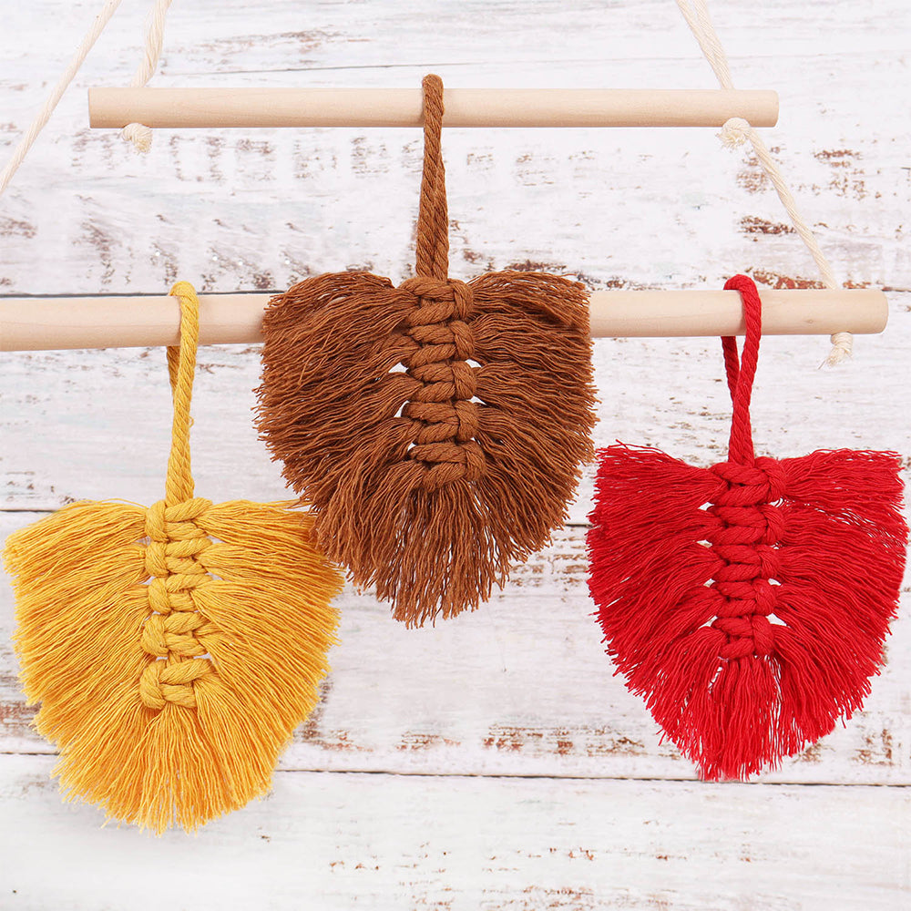 Autumn Leaves | Make Your Own Macrame Hangers | Small Craft Kit