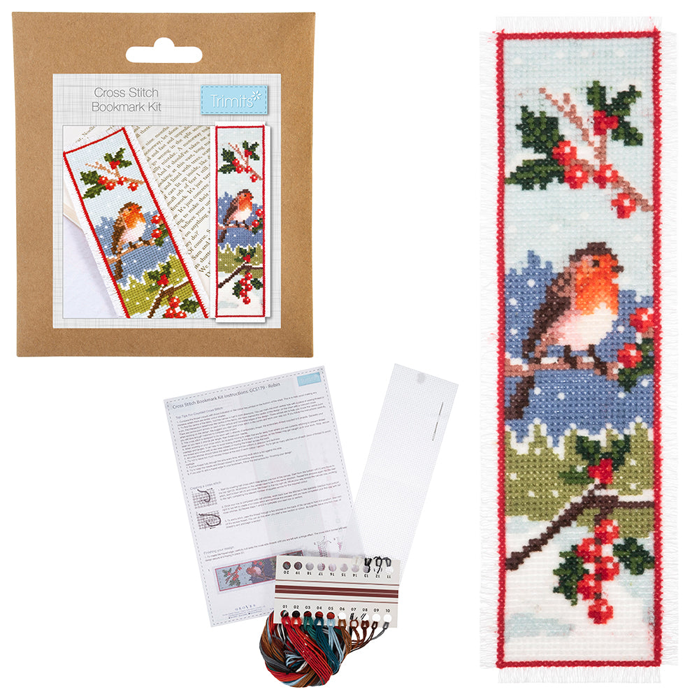 Festive Robin for Christmas | Complete Cross Stitch Kit